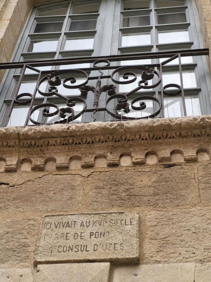 Uzes, Au Coeur Du Centre Medieval Le Logis Du Consul Un Bien D'Exception Du Xvieme Siecle מראה חיצוני תמונה